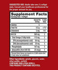 Megared Omega3 Krill Oil 500Mg Extra Strength Softgels (40 Count In A Box) Krill Oil No Fishy Aftertaste