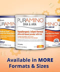 Puramino Junior Hypoallergenic Toddler Drink For Severe Food Allergies Omega3 Dha Iron Immune Support Vanila Powder Can 14.1 Oz