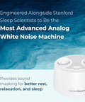 Adaptive Sound Technologies Lectrosound - Noise Machine For Optimal Sleep Environment - Non-Looping Nature Sounds - Precision Volume Settings - Speech Privacy - Travel-Ready