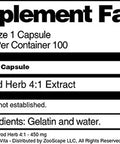 Terravita Goldenrod Herb 4:1-450 Mg (100 Capsules, Zin: 520282)