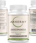 Akkermansia Muciniphila Probiotic For Weight & Gut Management - Glp-1 Boosting Supplement With Bacillus Coagulans, Vitamins B2, D3 & Chromium - Sibo Friendly, Vegan & Gluten - 60 Day Supply