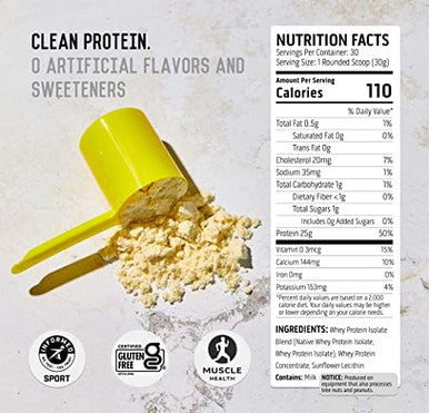 Ascent Whey + Plant Protein Powder - Unflavored 2 Lb & Chocolate 18 Servings
