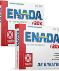 Enada 20 X Nadh Supplementboost Energy Mental Focus Staminasupport Fatigue Cell Regenerator20Mg Nadh 30 Lozenges (1 Per Serving)Natural Energy Supplements For Women And Men