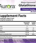 Aurora Nutrascience Mega Liposomal Glutathione 750 mg and Vitamin C 3000 mg Immune Support and Antioxidant Bundle