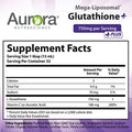 Aurora Nutrascience Mega Liposomal Glutathione 750 mg and Vitamin C 3000 mg Immune Support and Antioxidant Bundle