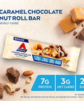 Atkins Caramel Chocolate Nut Roll Snack Bar Protein Snack High In Fiber 2G Sugar 16 Count & Endulge Peanut Butter Cups Dessert Favorite Low Carb 0G Sugar 20 Count
