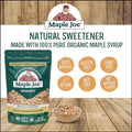 Maple Joe Organic Maple Sugar Sprinkles, Maple Flakes Made With Canadian 100% Pure Maple Syrup. Delicious With Coffee, Ice Cream, Yogurt & More Maple Sugar Granulated Chips Maple Chunks 7.8 oz