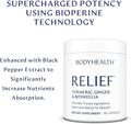 Bodyhealth Inflam Relief, Joint Supplement, Relief For Back, Knees, Hands, With Turmeric, Boswellia, Ginger, All Natural, Non-Gmo, Gluten (90 Capsules)