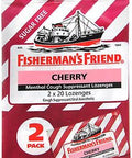 Fisherman'S Friend Menthol Cough Suppressant Lozenges Cherry Sugar Free 2-Pack - 40 Ct Pack Of 3
