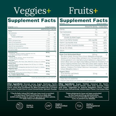 Etta Vita (120 Chews) Fruits And Veggies Supplement