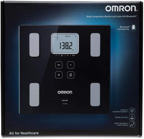 Omron Body Composition Monitor And Scale - Track Muscle Mass Loss/Gain Weight Visceral Fat Bmi - Use Omron Connect App For Unlimited Storage