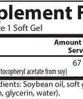 Carlson EGems 100 IU Heart Health and Optimal Wellness Antioxidant 250 soft gels