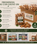 Anna and Sarah Premium Kosher Mixed Nuts in Shell Box, NO BRAZIL NUT 10 Lbs | 160 Oz Bulk, Jumbo Walnuts, Extra Large Pecans, Almonds, Large Oregon Hazelnuts, Fresh