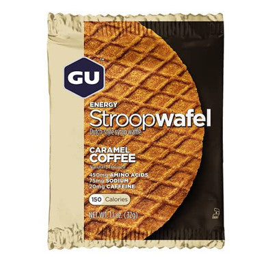 GU Energy Stroopwafel Sports Nutrition Waffle, 16-Count, Caramel Coffee