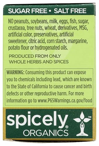 SPICELY Organic White Sesame Seeds 0.45 OZ