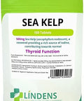 Lindens Sea Kelp Seaweed 500mg 3-Pack 300 Tablets Iodine Quality Supplement