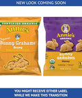 Annie's Organic Baked Graham Snacks Honey Bunny Grahams 1.25 oz (Pack of 20)