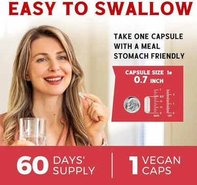Vitalibre Iron Supplement For Women & Men, With Vitamins C, B6, B12 & Folate+Vitalibre Women'S Probiotics 100 Billion Cfu, 15 Strains, W/Prebiotic, Cranberry, Vitamin B6 & Vc,