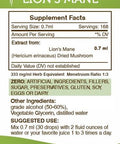 Secrets of the Tribe Lion s Mane Tincture Alcohol Extract, High-Potency Herbal Drops, Tincture Made from Lion's Mane (Hericium erinaceus) Dried Mushroom 2x4 oz