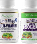 Paradise Herbs Earth'S Blend Once Daily Multi For Men & Bcomplex Bundle