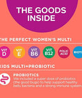 Olly The Perfect Women'S Multi And Kid'S Multi +Probiotic Family Pack Gummies 2 Count Chewable Supplement