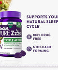 Zzzquil Pure Zzzs Triple Action Melatonin Gummies Melatonin 6Mg 3X Melatonin Sleep Aid With Ashwagandha Calm Mood Antioxidant Action Sleep Aids For Adults 60 Sleep Gummies