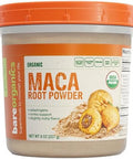 Bareorganics Maca Root Powder Organic Vegan Nongmo Gluten Energy & Stamina Support 8 Oz