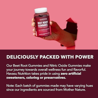 Havasu Nutrition Beet Root Gummies + Nitric Oxide Gummies Bundle