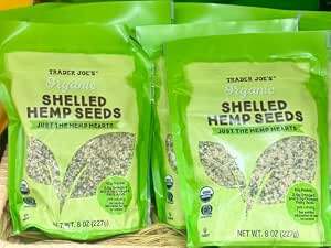 Snow Hill Organic Roasted Whole Hemp Seeds, Unhulled & Unshelled, 2 lb (32 oz), Himalayan Hemp Seeds Grown Near Mt. Everest, 10g Plant Protein & 12g Omegas Per Serving