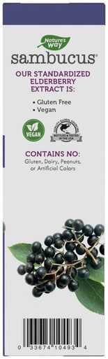 Nature'S Way Sambucus Elderberry Drops With Ultra Strength Elderberry, Immune Support*, Made From 6400Mg Of Elderberries Per 1 Ml, 1 Fl. Oz.