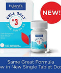 Hyland'S Cell Salt No. 3 Calc Sulph 6X Tablets Cold Relief Natural Homeopathic Relief Of Colds Sore Throat Acne Quick Dissolving Tablets 100 Count
