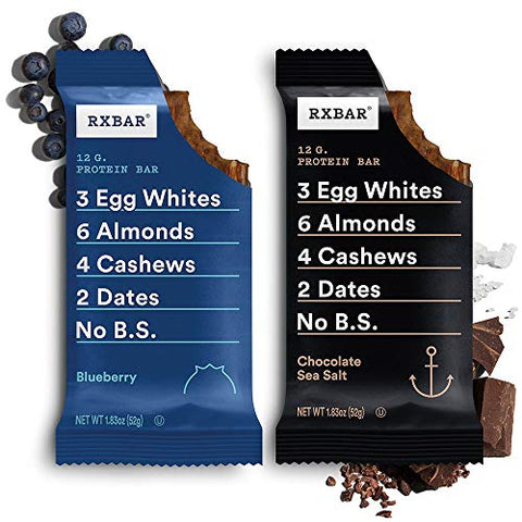 RXBAR Protein Bar, Variety Pack, 2 Flavors (24 Bars)