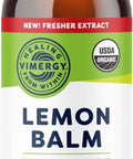 Vimergy USDA Organic Lemon Balm Tincture Herbal Supplement Can be Used in Tea Non GMO Alcohol Free
