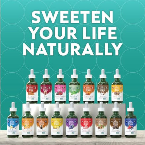 SweetLeaf Organic Sweet Drops Flavored Stevia Liquid Sweetener Stevia Extract Zero Calories Gluten Free Keto Friendly Non GMO Natural Flavor English Toffee 2 Fl Oz (Pack of 1)