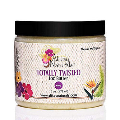 Alikay Naturals Twisted Loc Butter Natural Cocoa Butter Vitamin E & Grape Seed Oil 8 Ounce