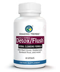 Amazing Herbs Detox/Flush Blood Purifier - All Natural Detoxifying Supplement Made With 7 Powerful Cleansing & Purifying Agents - 60 Count
