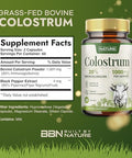 Built By Nature Colostrum Supplement 120 Capsules 1000Mg