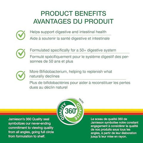Jamieson Adult 50 Probiotic Complex 15 Billion 30 Vegi Caps