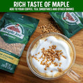 Maple Joe Organic Maple Sugar Sprinkles, Maple Flakes Made With Canadian 100% Pure Maple Syrup. Delicious With Coffee, Ice Cream, Yogurt & More Maple Sugar Granulated Chips Maple Chunks 7.8 oz