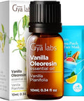 Gya Labs Vanilla Essential Oil For Diffuser & Patchouli Oil For Diffuser Set - Natural Aromatherapy Grade Essential Oils Set - 2X0.34 Fl Oz - Gya Labs