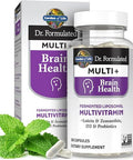 Garden Of Life Dr Formulated Multi Brain Health Fermented Liposomal Multivitamin Lutein & Zeaxanthin Vitamin D3 & Probiotics - Memory & Focus Support Digestive & Immune Health 30 Capsules