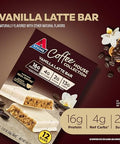Atkins Coffee House Collection Vanilla Latte Bar 16G Protein 2G Sugar 4G Net Carbs 13G Fiber 12 Count
