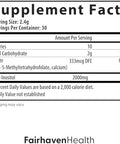 Fairhaven Health Myofolate Powder For Women 1 Per Day Female Fertility Supplement Ovarian Health And Egg Quality 2000 Mg Myoinositol And 333 Mcg Methylfolate 30 Individual Packets