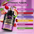 Nutraharmony Resveratrol Supplement - 19-In-1 Organic Polyphenol Complex - Noni Extract Berberine Quercetin Apple Cider Vinegar Acai - Made In Usa - Antioxidant & Heart Health Support 120 Capsules