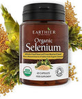 Organic Selenium 200 Mcg With Iodine And Silica All From Certified Organic Whole Foods - Two Month Supply