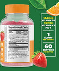Lifeable Vitamin D3 + Vitamin K2 Kids + Magnesium Kids Gummies Bundle Great Tasting Vitamin Supplement Gluten Gmo Chewable Gummy
