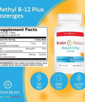 Extra Strength Methyl B12 & Methyl Folate ÃƒÂ¢Ã¢â€šÂ¬Ã¢â‚¬Å“ 60 Chewable Tablets Orange Citrus Flavor ÃƒÂ¢Ã¢â€šÂ¬Ã¢â‚¬Å“ High Potency Bioactive B12 Vitamin & B9 Folate Supplement For Energy Brain Heart & Nerve Support