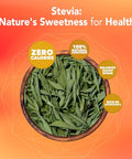 It's Good Energy Stevia Leaves Natural Sweetener 0 Calories 100% Whole Leaves Keto Friendly Vegan Sugar Alternative No Additives Rich in Antioxidants 3.17 oz