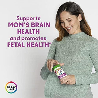 Rainbow Light Prenatal One High Potency Daily Multivitamin With Folate, Ginger And Probiotics Supports Mom And Baby From Conception To Nursing Vegan, 150 Tablets, Pack May Vary