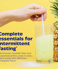 Enzymedica Fasting Today Intermittent Fasting Drink Mix With Electrolyte Powder Supplement For Hydration Appetite And Muscle Health Keto Friendly Tropical Pineapple Flavor 24 Servings